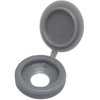 100pcs Plastic Hinged Screw Cover Caps,Screw Snap Covers Washer Flip,for