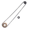 410 Chain Sprocket Kit Steel 114 Link Drive Chain with