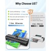 ‎rekye Laminator Machine A4 9"with 20 Sheets Cold/Thermal Cutter +