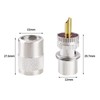 Goupchn UHF PL259 - Conectores de soldadura con reductor, paquete