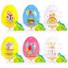 Light Up Easter Eggs Toy Gifts for Kids, 6 Cute