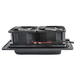 Universal Side Ventilation Air Fan for 12 V Black RV Camper Caravan Trailer Vent Grille