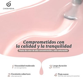 CHERIMOYA Esmalte Gel Semipermanente Nude Jelly Traslúcido-Nude Rosa Jade | 12 ML Gel Translucido de Alta Calidad, 6 Colores Elegantes Efecto Cristal,