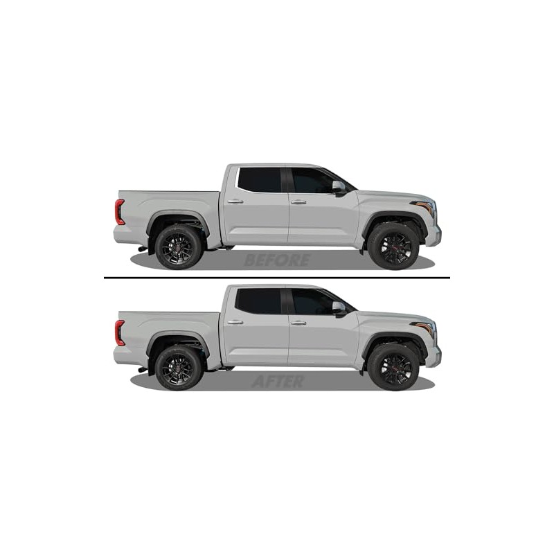 SlickMod Chrome Delete Blackout Vinyl Overlay for 2022-2024 Toyota Tundra