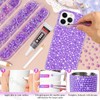 Light Purple AB Rhinestones Kit, Flatback Resin Gems for Bedazzling