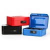 Decaller Medium Cash Box with Combination Lock, Metal Money Box