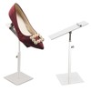 VIDAYA Silver Display Stand, Stainless Steel Shoe Risers Countertop Adjustable