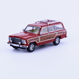 1/64 Scale Diecast Collectible Compatible with Jeep Wagoneer SUV Red Car Model Finished Product