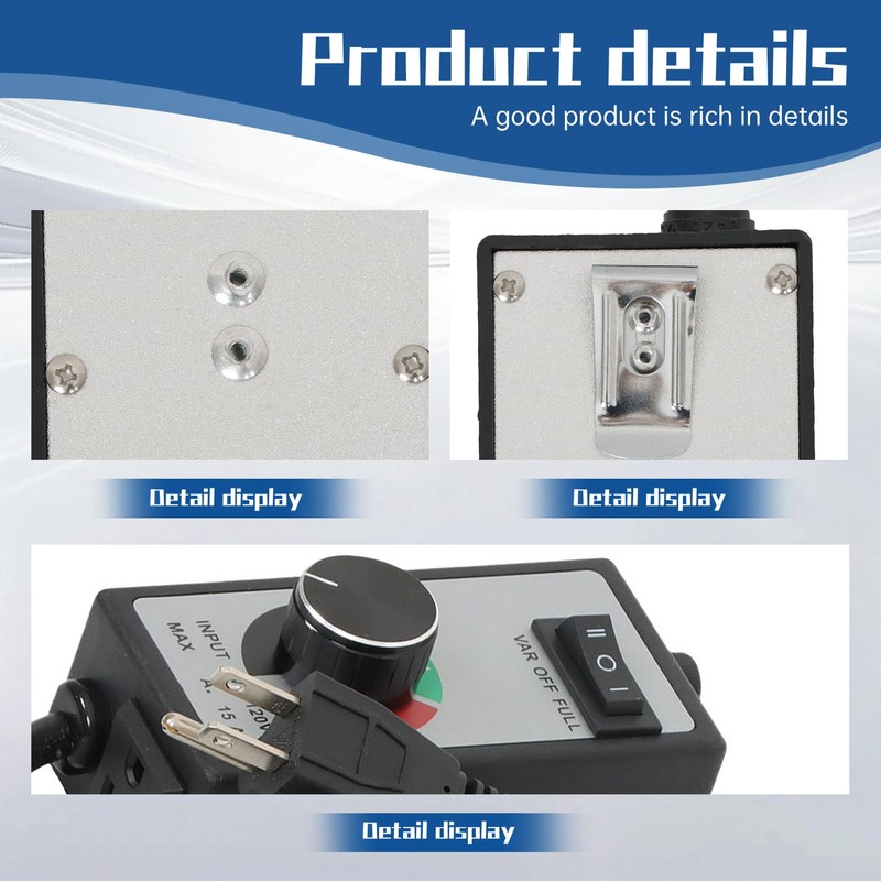 WFLNHB Variable Speed Controller Replacement for Router Fan Electric Motor