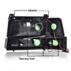 PIT66 LED Headlight Assembly w/Corner Signal Bumper Lamps, Compatible with