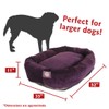 Majestic Pet Villa 52 Inch Shredded Memory Foam Dog Bed