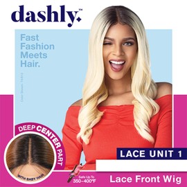Sensationnel lace front wig - dashly lace wig unit 1 (T4/ASHBLONDE)