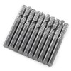 Single Flute End Mill,Ozgkee 3Mm End Mill 10Pcs Single Flute