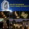 YiLaie Solar Deck Dock Lights Hexagon Warm White Step Lights