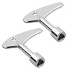 Gments 2 Pcs Meter Box Key Metal Triangle Key Inner
