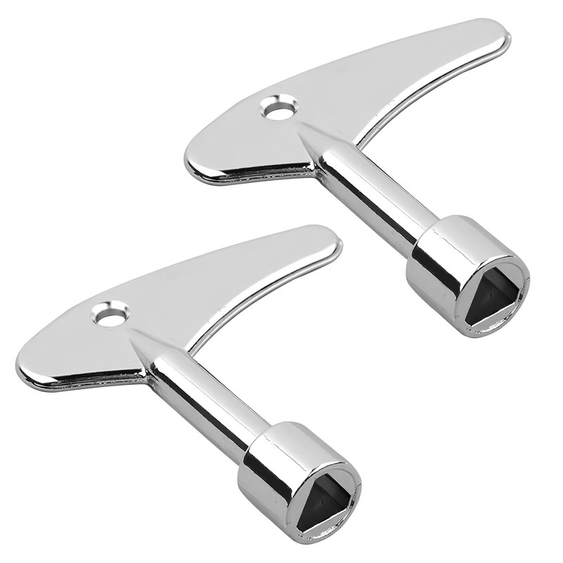 Gments 2 Pcs Meter Box Key Metal Triangle Key Inner
