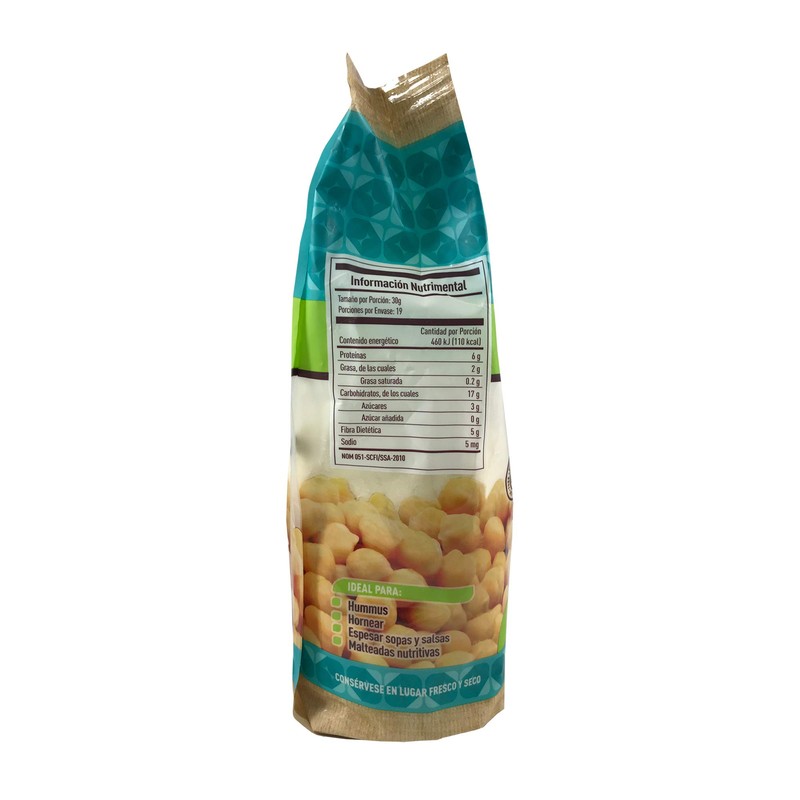Naturelo Harina de Garbanzo Premium, Suave sabor del Garbanzo, 567