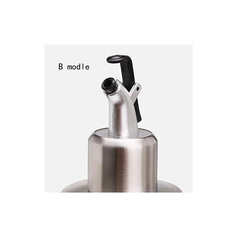 Gteller Stainless Steel Olive Oil Dispenser, Leakproof Pourer Dispensing Bottle