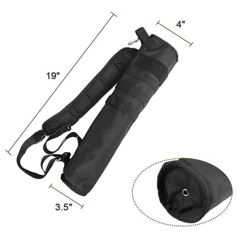 KRATARC Archery Lightweight Back Arrow Quiver Dual Use Hip Arrows