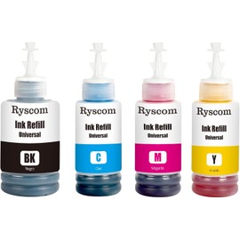 Tinta Compatible con EPSON 644 para L120 L310 L380 L395 L495 L575 L606 L655 L656 L1300 L1455 Dye Ink 100ML 664