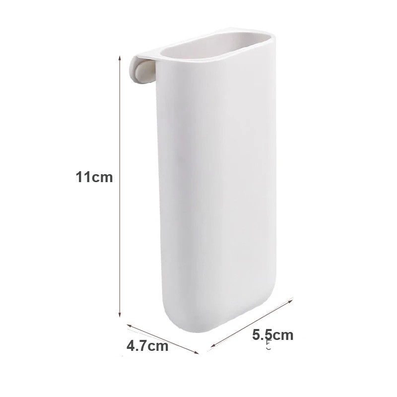 Monitor Pen Holder for Desk Organization - Self-Adhesive Plastic Stationery