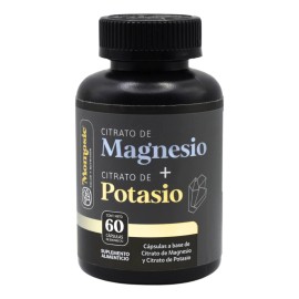 Citrato De Magnesio Citrato De Potasio 60 Capsulas Cpsulas Sin Rellenos Citrate Magnesium Potassium Citrate Alta Absorcin, ...