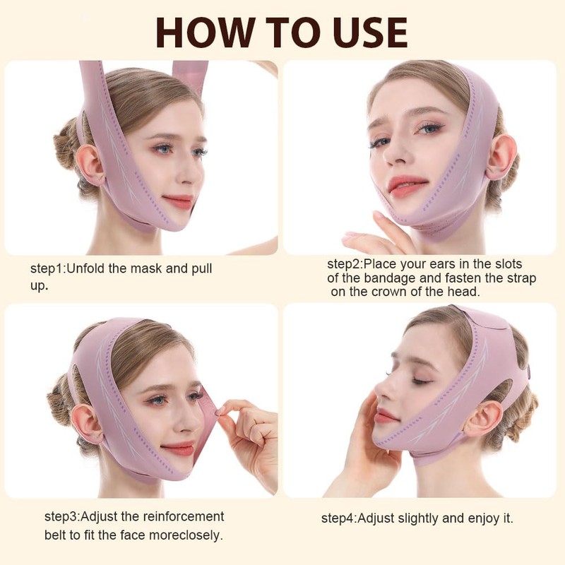 Fovcos V Line Lifting Mask, V Shaped Face Mask, V
