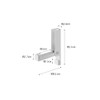 Yamazaki 5742 Wind Chime & Shimenawa Holder, White, Approx. W2.4