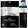 [LIFEBIT+] シューズの輝きキープ 濃密プレミアムフォーム 水不要の時短 クイックケア シューズ スニーカークリーナー 泡 高級豚毛ブラシ付き シューケア