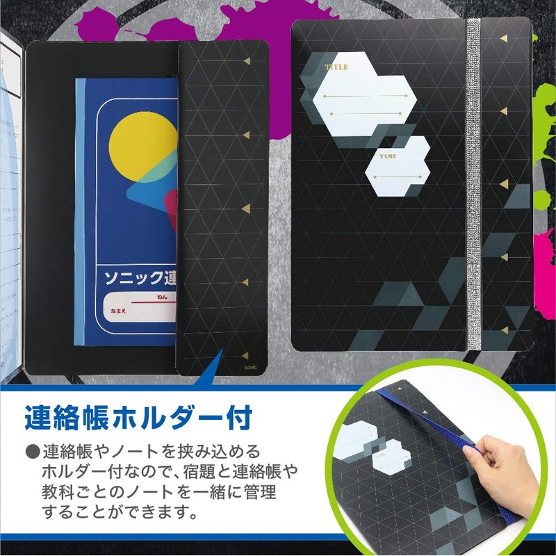 Sonic GS-1043-D Contact File Siwa Yoke Brave A4 Black