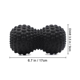 Kitwild Peanut Massage Ball, Double Lacrosse Massage Roller Ball for Deep Tissue Musc