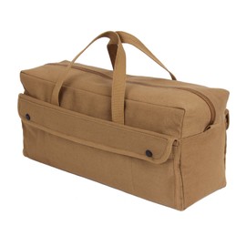 Rothco Canvas Jumbo Mechanic Tool Bag, Coyote Brown