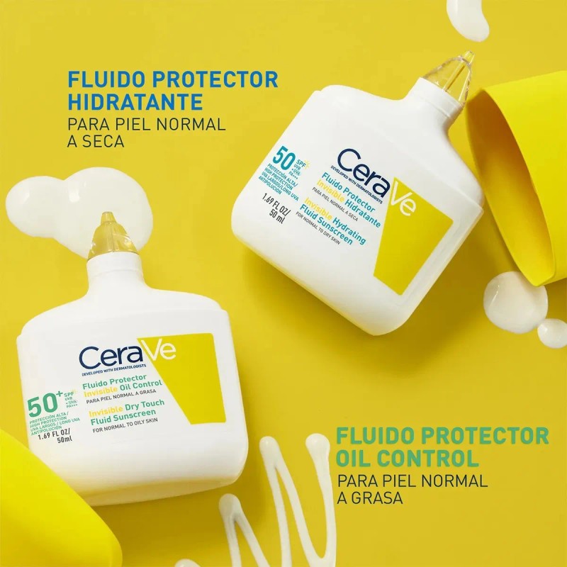 Cerave Fluido Protector Invisible Oil Control 50FPS 50ml
