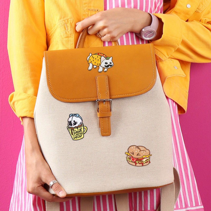 Winks For Days Burger Boi Embroidered Iron-On Patch