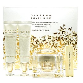 Nature Republic Ginseng Royal Silk Watery Cream + Eye Cream Promotion / 네이처리퍼블릭 진생로얄실크 워터리크림+아이크림 기획