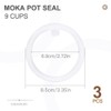 wedrink 1 Filter and 3 Silicone Gasket Seals Replacement for