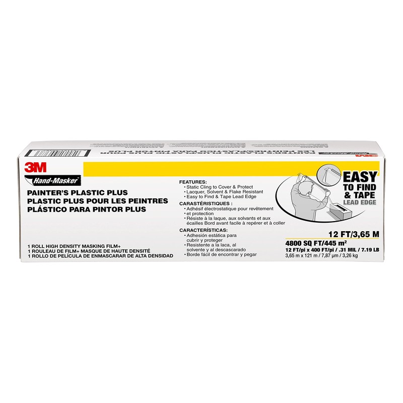3M Hand masker Painters Plastic Plus MFB-12, 12 ft x