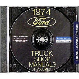 COMPLETE & UNABRIDGED 1974 FORD VAN REPAIR SHOP & SERVICE MANUAL CD Econoline, E100, E150, E250, E350, Club Wagon, Regular Van, Window Van, Display Van