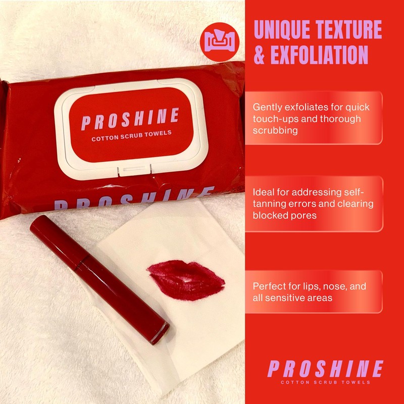 Proshine By CDM Cotton Scrub Towels