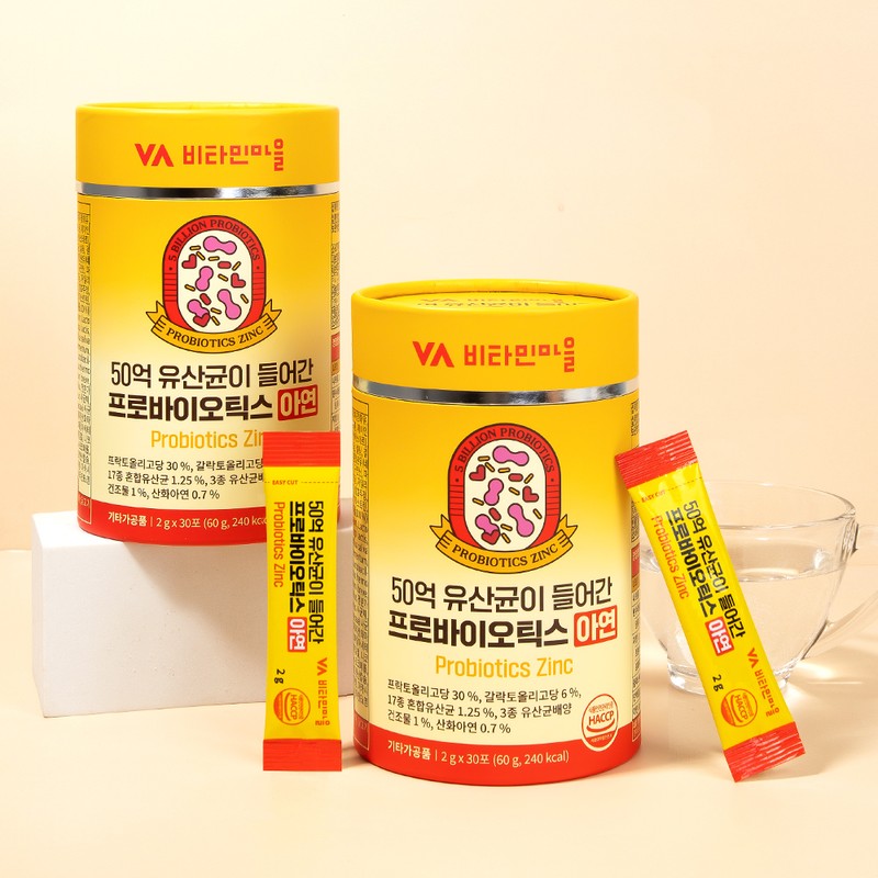 Vitamin Village Probiotics Zinc containing 5 billion lactic acid bacteria