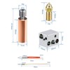 Extruder Hotend Assembly All Metal Nozzle Heating Rod Heatbreak Heatsink