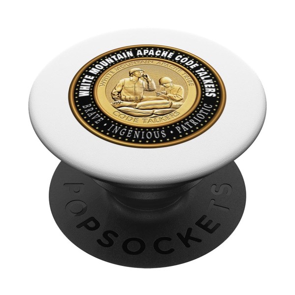 White Mountain Apache Tribe Code Talkers Tribute for Militar PopSockets