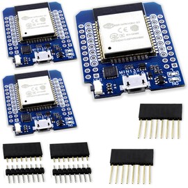 3pcs D1 Mini WiFi ESP32 ESP-WROOM-32 ESP-12F WLAN Bluetooth IoT Development Board 5V 3.3V - UMTMedia®
