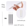 SURALIN Pack of 5 Gel Pens, Retractable Gel Pens, Black