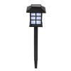 Solar Garden Light Black LED Lantern 2700K Warm White IP65