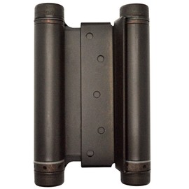 Swinging Cafe Doors - 6" Double Action Hinge – Heavy Duty Door Hinges for Saloon & Cafe Bar Swinging Doorways – Commercial Grade, Adjustable Tension for High Traffic Use, Oil-Rubbed Bronze, 1 Unit