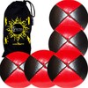 Flames 'N Games 5x Pro Thud Juggling Balls (LEATHER) Professional