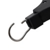 Guifeng Black Gardening Retractable Hook Flower Basket Creative Hook Home