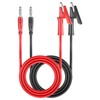 Cleqee 4mm Banana Plug to Alligator Clip Test Leads Corcodile
