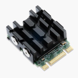 DolDer M.2 2230 SSD Heatsink, Aluminium Heatsink with Thermal Pads for M.2 2230 SSD Support Single-sided and Double-Sided M.2 SSD, for Desktop PC Computer (X2230)